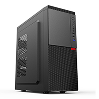 QUARONI QCHT-06 - GABINETE MEDIA TORRE QUARONI ATX, MICRO ATX, MINI ITX/2USB 2.0 1USB 3.0/USB 3.0/FUENTE 500 W/NEGRO