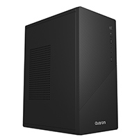 QUARONI QCMT-10 - GABINETE MICRO TORRE QUARONI MICRO ATX, MINI ITX / 2USB 2.0 / FRONT ZIGZAG/ FUENTE 500 W/1 VENTILADO
