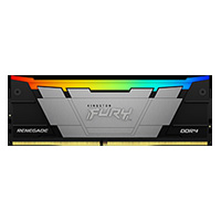 KINGSTON KF432C16RB12A/16 - MEMORIA RAM KINGSTON DIMM DDR4 16GB 3200MT/S FURY RENEGADE BLACK XMP RGB CL16 288PIN 1.35V C/DISIPAD