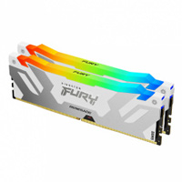 KINGSTON KF560C32RWAK2-64 - MEMORIA RAM KINGSTON FURY RENEGADE DDR5 SILVER/WHITE 64GB 6000MHZ CL32 RGB KIT 2 X 32GB KF560C32RWAK