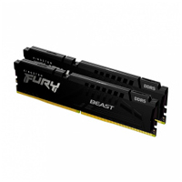 KINGSTON KF560C40BBK2-32 - MEMORIA RAM KINGSTON DIMM DDR5 32GB (2X16GB) 6000MT/S FURY BEAST BLACK XMP CL40 288PIN 1.35V C/DISIP