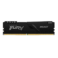 KINGSTON KF436C18BB/32 - MEMORIA RAM KINGSTON DIMM DDR4 32GB 3600MT/S FURY BEAST BLACK XMP CL18 288PIN 1.35V C/DISIPADOR DE C