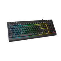 ACTECK AC-936743 - TECLADO ACTECK AUREAN PRO TA477G / ALAMBRICO USB / MULTIMEDIA / ILUMINACION RGB / ANTI-GHOSTING / 10