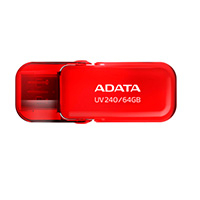 ADATA AUV240-64G-RRD - MEMORIA ADATA 64GB USB 2.0 UV240 ROJO (AUV240-64G-RRD)