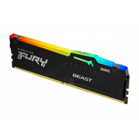 KINGSTON KF552C40BBA-32 - MEMORIA RAM KINGSTON DIMM DDR5 32GB 5200MT/S FURY BEAST BLACK XMP RGB CL40 288PIN 1.25V C/DISIPADOR