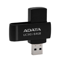 ADATA UC310-64G-RBK - MEMORIA ADATA 64GB USB 3.2 UC310 NEGRO (UC310-64G-RBK)