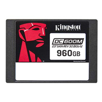 KINGSTON SEDC600M/960G - UNIDAD DE ESTADO SOLIDO SSD KINGSTON DC600M 960GB ENTERPRICE SATA 2.5 LECT.560/ESCR.470MBS PARA SERV