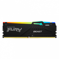 KINGSTON KF548C38BBA-32 - MEMORIA RAM KINGSTON DIMM DDR5 32GB 4800MT/S FURY BEAST BLACK RGB CL38 288PIN 1.1V C/DISIPADOR DE CA