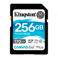 KINGSTON SDG3/256GB - MEMORIA FLASH SD KINGSTON SDXC CANVAS SELECT 256GB 170R C10 UHS-I U3 V30 (SDG3/256GB)