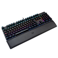 BALAM RUSH BR-932691 - TECLADO GAMER BALAM RUSH DOMINATE GKX775 / ALAMBRICO OPTOMECANICO / RGB / ANTIGHOSTING / REPOSAMUÑEC