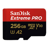 SANDISK SDSQXCD-256G-GN6MA - MEMORIA SANDISK MICRO SDXC 256GB EXTREME PRO 200MB/S 4K CLASE 10 A2 V30 C/ADAPTADOR SDSQXCD-256G-GN6
