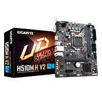 [H510 M H V2] GIGABYTE H510 M H V2 - MB GIGABYTE H510M V2 INTEL S-1200 11A GEN/2XDDR4 2666MHZ/PCIE 3.0/HDMI/VGA/4XUSB 3.1/M.2/MICRO ATX/G