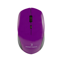 PERFECT CHOICE PC-045113 - MOUSE INALAMBRICO 1600 DPI OPTICO CONECTOR USB PERFECT CHOICE ROOT PRO - MORADO