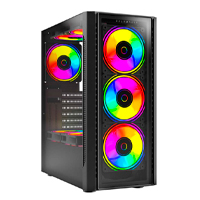 BALAM RUSH BR-935968 - GABINETE GAMER BALAM RUSH DRAGONFLY CRYSTALGM745 / MEDIA TORRE / ATX, MICRO ATX, MINI ITX / VENTILAD