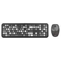 ACTECK AC-935166 - KIT ACTECK TECLADO Y MOUSE INALAMBRICO CREATOR CHIC MK475 / 110 TECLAS / MEMBRANA / RATON OPTICO /