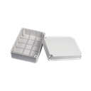 Gabinete de Plástico IP55 (190 X 240 X 95 mm). Protección EMI. Para Instalaciones Comerciales, Residenciales e Industriales. Incluye Tornillería para su Tapa. 