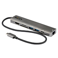 STARTECH.COM DKT30CHSDPD1 - DOCKING STATION - ADAPTADOR MULTIPUERTOS USB C - DOCK MINI USB-C A HDMI 2.0 4K 60HZ, PD PASS-THROUGH