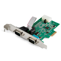 STARTECH.COM PEX2S953 - TARJETA PCI EXPRESS ADAPTADORA DE 2 PUERTOS SERIAL RS232 - TARJETA CONTROLADORA SERIAL PCIE RS232