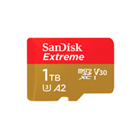 SANDISK SDSQXAV-1T00-GN6MA - MEMORIA SANDISK MICRO SDXC 1TB EXTREME 190MB/S 4K CLASE 10 A2 V30 C/ADAPTADOR SDSQXAV-1T00-GN6MA