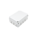 Caja Estanca de PVC Para Derivación y Conexión, 12 Entradas, Tapa Atornillada, 300x220x120 mm  (Área interna), Uso Exterior IP55, Material que no Propaga el Fuego y Libre de Hálogenos