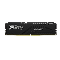 KINGSTON KF556C40BB-32 - MEMORIA RAM KINGSTON DIMM DDR5 32GB 5600MT/S FURY BEAST BLACK XMP CL40 288PIN 1.25V C/DISIPADOR DE C