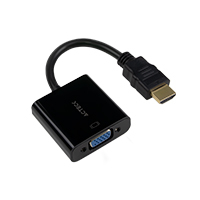 ACTECK AC-934756 - ADAPTADOR ACTECK SHIFT PLUS AV400 / HDMI A VGA / 20 CM / 4K / NEGRO / AC-934756