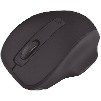 QUARONI MIQ01N - MOUSE OPTICO QUARONI INALAMBRICO 4 BOTONES COLOR NEGRO CON AJUSTE DE DPI 1600/1200/800