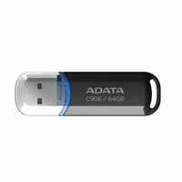ADATA USB 64GB C906 NEGRO CON TAPA AC906-64G-RBK