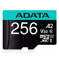 ADATA AUSDX256GUI3V30SA2-RA1 - MEMORIA ADATA MICRO SDXC/SDHC 256GB UHS-I 100MB/85MB CLASE 10 V30 A2 C/ADAPTADOR AUSDX256GUI3V30SA2