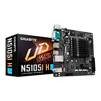 GIGABYTE N5105I H - MB GIGABYTE CPU INTEGRADO INTEL CELERON N5105 /2X SO-DIMMDDR4 2400/2133 MHZ /1 HDMI/4XUSB /MINI ITX/