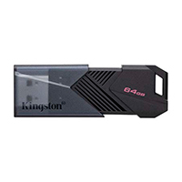 [DTXON/64GB] KINGSTON DTXON/64GB - MEMORIA FLASH USB KINGSTON DATA TRAVELER EXODIA ONYX 64GB GEN 1 3.2 TIPO A C/TAPA MVIL NEGRO DTXON/6