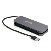 [HB30AM4AB] STARTECH.COM HB30AM4AB - HUB USB 3.0 DE 4 PUERTOS USB-A - HUB USB TIPO A PARA LAPTOP/PC, 5GBPS, ALIMENTADO POR BUS USB, CABLE