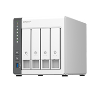 NAS QNAP TOWER 4 SLOTS 4GB RAM 4GB FLASH PROC ARM CORTEX TS-43