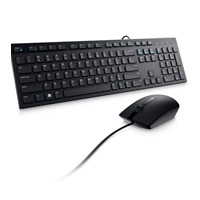 DELL DELL-KM300C-LTN - KIT TECLADO Y MOUSE DELL KM300C ALAMBRICO DE 105 TECLAS EN ESPAÑOL COLOR NEGRO | 580-AKKW