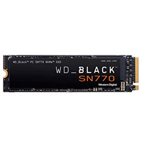 WD - WESTERN DIGITAL WDS500G3X0E-00B3N0 - UNIDAD DE ESTADO SOLIDO SSD INTERNO WD BLACK SN770 500GB M.2 2280 NVME PCIE GEN4 LECT.5000MB/S ESCRI