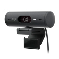LOGITECH 960-001412 - WEBCAM LOGITECH BRIO 500 GRAFITO FHD 1080 A 30 FPS AUTO ENFOQUE, MICRÓFONO IA USB-C WIN/MAC OS