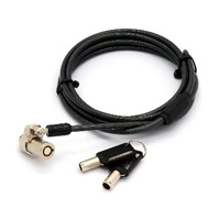 BROBOTIX 6001639 - CANDADO BROBOTIX DE SEGURIDAD, NANO DE LLAVE, 1.80 MTS PARA PORTATILES