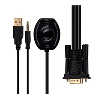 BROBOTIX 150620 - CONVERTIDOR BROBOTIX VGA + AUDIO A HDMI CON USB, NEGRO