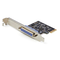 STARTECH.COM PEX1P2 - TARJETA PCI EXPRESS DE 1 PUERTO PARALELO - ADAPTADOR PCIE A DB25 LPT - CONTROLADOR DE EXPANSION DE P
