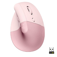 LOGITECH 910-006472 - MOUSE LOGITECH LIFT VERTICAL ERGO OPTICO INALAMBRICO BT LOGI BOLT EASY-SWITCH ROSA