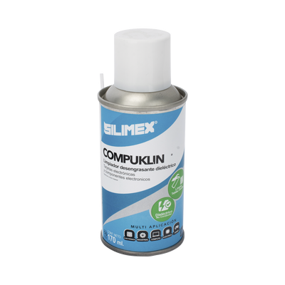 [COMPUKLIN-170] Limpiador desengrasante en aerosol dielectrico, para tarjetas electrónicas y circuitos, bote 170 ml.