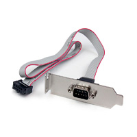 [PLATE9M16LP] STARTECH.COM PLATE9M16LP - ADAPTADOR DE 0.4M HEADER CABEZAL BRACKET SERIE SERIAL DB9 RS232 A IDC 10 PINES PLACA BASE PERFIL BAJ
