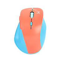 PERFECT CHOICE PC-045120 - MOUSE INALAMBRICO 1600 DPI ERGONOMICO SILENCIOSO CONECTOR USB PERFECT CHOICE THUMB - AZUL/MAMEY