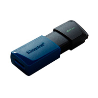 KINGSTON DTXM/64GB - MEMORIA FLASH USB KINGSTON DATA TRAVELER EXODIA M 64GB GEN 1 3.2 GEN 1 C/TAPA MÓVIL NEGRO + AZUL (DT