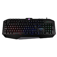 BALAM RUSH BR-929639 - TECLADO GAMER BALAM RUSH GUNFIRE KG330 / ALAMBRICO USB / ILUMINACION LED / MULTIMEDIA / ESPAÑOL / 11