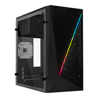 ACTECK AC-933070 - GABINETE ACTECK KIOTO GC460 / MINI TORRE / MICRO ATX, MINI ITX / FUENTE 500W / ILUMINACION RGB / PAN