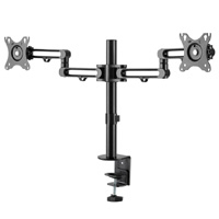 STARTECH.COM ARMDUAL3 - SOPORTE DE ESCRITORIO PARA 2 MONITORES HASTA DE 32 DE MONTAJE VESA - ARTICULADA - 2 BRAZOS GIRATORIO