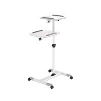 MANHATTAN 461726 - SOPORTE PROYECTOR,MANHATTAN,461726, TIPO CARRO 10KG, DOS BANDEJAS PARA 10KG C/UNA, PARA PROYECTORES