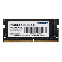 [PSD416G32002S] PATRIOT PSD416G32002S - MEMORIA RAM PATRIOT SIGNATURE SODIMM DDR4 16GB 3200MHZ CL22 PC4-25600 288PIN 1.2V LAPTOP AIO MINIPCS
