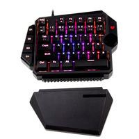BALAM RUSH BR-932721 - TECLADO GAMER BALAM RUSH DOMINATE GK540 / ALAMBRICO USB / ILUMINACION RGB / MULTIMEDIA / MECANICO A